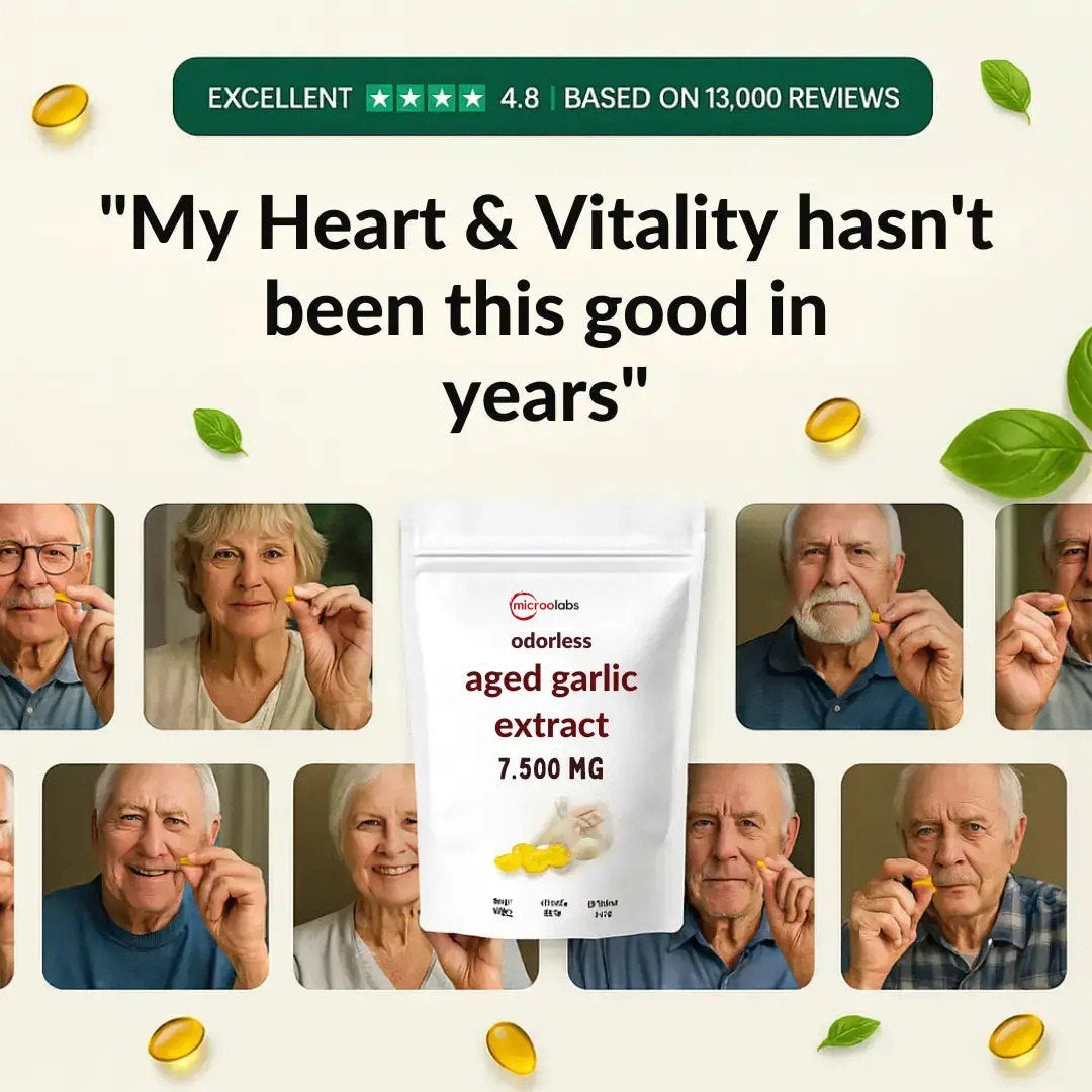 MicroLabs Aged Garlic Extract Capsules