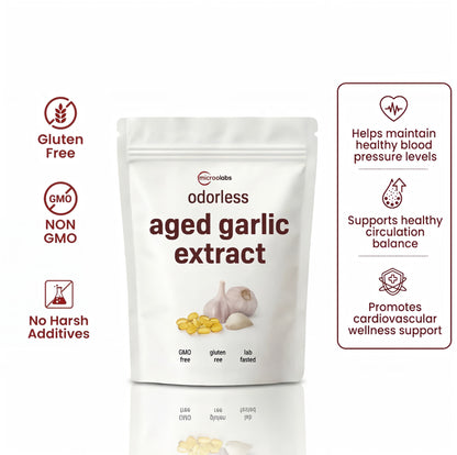 Aged Garlic Extract - 7500mg Odorless Softgels