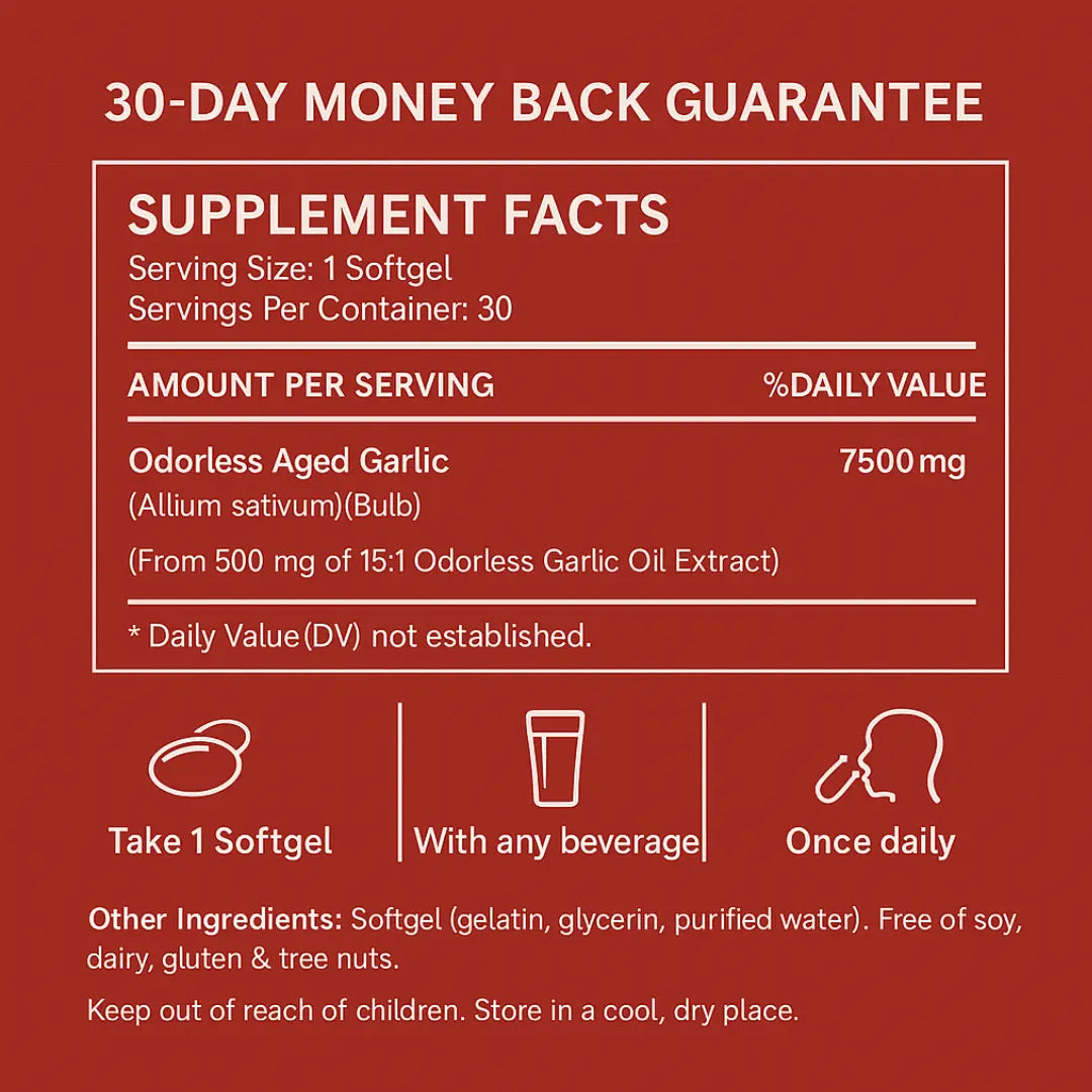 MicroLabs Aged Garlic Extract Capsules